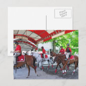 CARTE POSTALE ROUGE - BLANC & BAIE (Devant / Derrière)