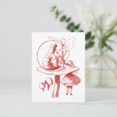 Carte Postale Rouge Caterpillar (Debout devant)