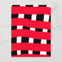 Rouge croix noire damier simple homme garçon cadea