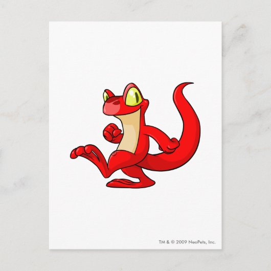 Carte Postale Rouge de Techo (Devant)