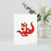 Carte Postale Rouge de Techo (Debout devant)