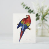 Carte postale rouge et jaune (Debout devant)