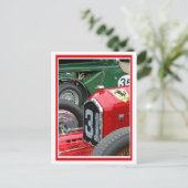 Carte Postale Rouge et vert (Debout devant)