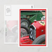 Carte Postale Rouge et vert (Devant / Derrière)
