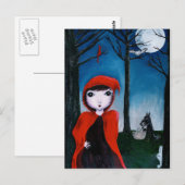 Carte Postale Rouge et voleur de muffin 1 (Devant / Derrière)