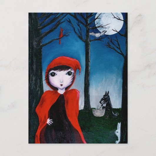 Carte Postale Rouge et voleur de muffin 1 (Devant)