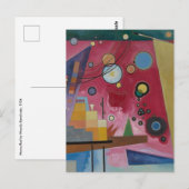 Carte Postale Rouge intense de Wassily Kandinsky (Devant / Derrière)