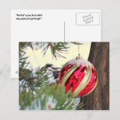 Carte postale Rouge Orb (Devant / Derrière)