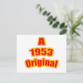 Carte Postale Rouge original 1953 (Debout devant)