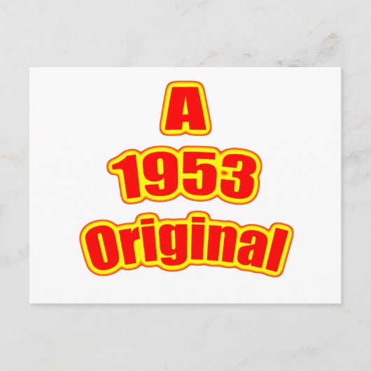 Carte Postale Rouge original 1953 (Devant)