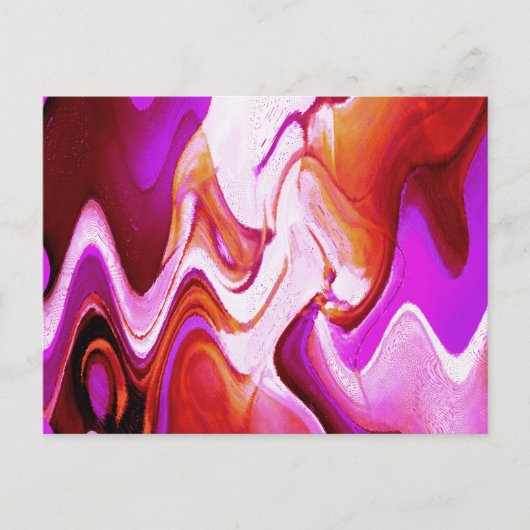 Carte Postale Rouge pourpre (Devant)