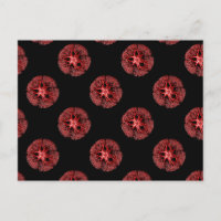 Rouge sur le détail du Tentacle noir