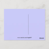 Carte postale rouge Tulip (Dos)