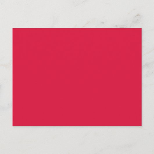 Carte Postale Rouge Uni (Devant)