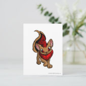 Carte Postale Rouge Xweetok (Debout devant)