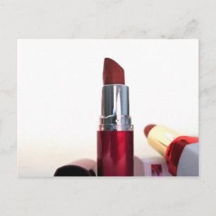 Carte Postale Rouges à lèvres Cosmétiques Maquillage Beauté Roug