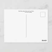 Carte Postale Rouges, jaunes, noirs, bleus et verts (Dos)