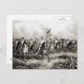 Carte Postale Rough Riders : Colonel Theodore Roosevelt (Devant / Derrière)