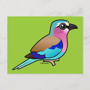 Carte Postale Rouleau à poitrine Lilac