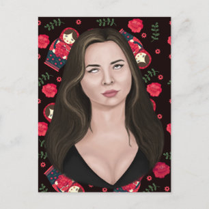 Carte Postale Rouleau des yeux