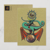 Carte Postale Rouleau d'or (Devant / Derrière)