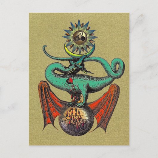 Carte Postale Rouleau d'or (Devant)