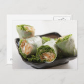 Carte Postale Rouleaux à ressort végétal (Devant / Derrière)