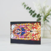 Carte Postale Rouleaux, fleurs et bijoux (Debout devant)