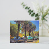 CARTE POSTALE ROULER DANS LA RUE (Debout devant)