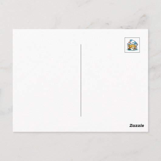 Carte Postale Rouler En Mai Comme De Joyeux Pups - Mignonne Chie (Dos)