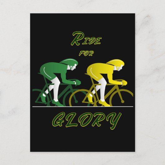 Carte Postale Rouler pour la gloire (Devant)