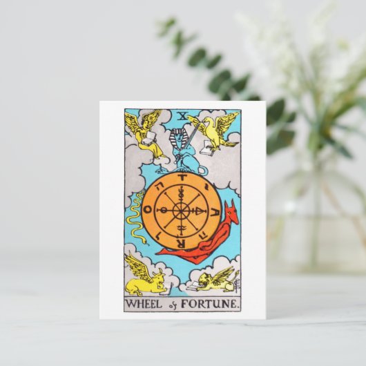 Carte Postale roulette de fortune (Debout devant)