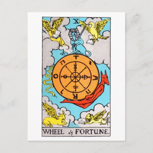 Carte Postale roulette de fortune (Devant)