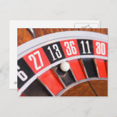Carte Postale Roulette Roulette Closeup (Devant / Derrière)