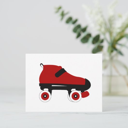 Carte Postale roulette rousse (Debout devant)