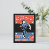 Carte Postale Roulez avec Nixon (Debout devant)