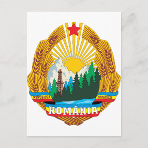 Carte Postale Roumanie 1965 Armoiries
