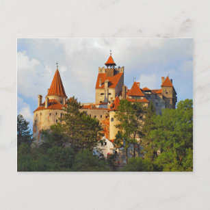 Carte Postale Roumanie, château de Dracula, Bran, Transylvannie,