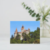 Carte Postale Roumanie, château de Dracula, Bran, Transylvannie, (Debout devant)