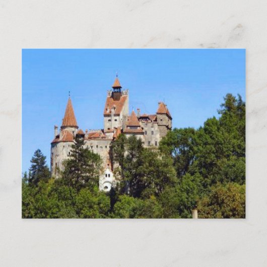 Carte Postale Roumanie, château de Dracula, Bran, Transylvannie, (Devant)