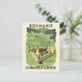 Carte Postale Roumanie Poster vintage années 1930 (Debout devant)