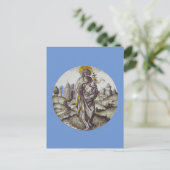 Carte Postale Roundel avec Saint Jean Le Baptiste (Debout devant)