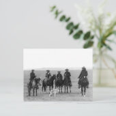 Carte Postale Roundup du loup gris, 1887 (Debout devant)