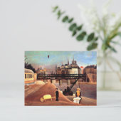 Carte Postale Rousseau - Île Saint-Louis et Notre-Dame (Debout devant)