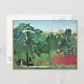 Carte Postale Rousseau - La cascade (Devant / Derrière)