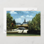 Carte Postale Rousseau - L'île de la Cité, l'art (Devant / Derrière)