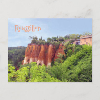 CARTE POSTALE ROUSSILLON, FRANCE