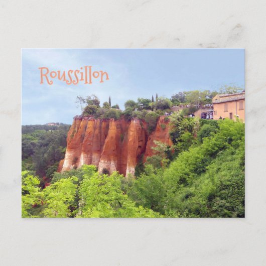 CARTE POSTALE ROUSSILLON, FRANCE (Devant)