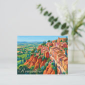 Carte Postale Roussillon France (Debout devant)
