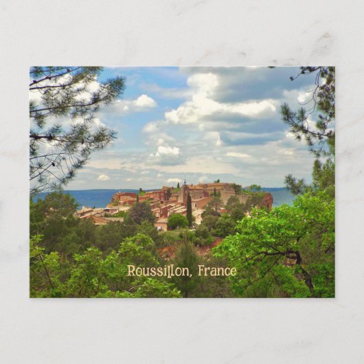 Carte Postale Roussillon, France, Beautiful Hill Town (Devant)